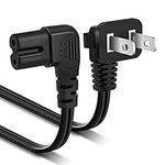 TV Power Cord 12Ft for Samsung LG Sony Insignia TCL Roku Sharp Toshiba 2 Prong 7A 125V Ac Power Cord (IEC320 C7 to Nema 1-15P) UN40N5200AFXZA UN65KS8000FXZA UN40J5200AFXZA 43UH6100 Power Cable