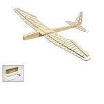 RC Glider Kit Sunbird Sailplane, 1.6M Laser Cut Balsawood RC Glider Airplane Model Aircraft, DIY Remote Control Plane Electric Glider Unassembled (KIT Only without Power System and Radio Control)