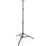 Portable Collapsible IV Pole Stand, 4 Hook IV Stand Portable Pole Stand for Hospital, Clinic, Wheelchairs, Beds, Home Care (3 Legs)