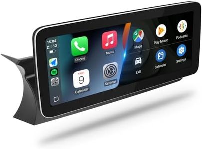 YEEHUNG 12.3" Linux Car Touchscreen for Mercedes Benz 2012-2015 C A CLA G GLA Class W204 W176 C117 W463 X156 NTG4.5/4.7 System, Support Wireless CarPlay Android Auto Uses OEM BT Calls and Music