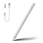 Stylus Pen for Apple iPad(2018-2023),With Tilt Sensitivity & Palm Rejection & Magnetic,Compatible iPad Pro 11/12.9(3/4/5th)/Air 3-4-5/Mini 5-6/iPad 6/7/8/9/10th Generation,Writing/Drawing Pencil