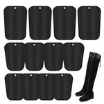 AHIER 12 Sheets Boot Shapers, 3 Size 12/14/16inch Boot Form Inserts, Black Tall Boot Shaper Inserts Support for Women and Men(6 Pairs), Black, Medium