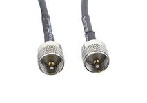 MPD Digital Genuine Times Microwave LMR600 Coaxial Cable, with Uhf PL259 Male Connectors, (3 Feet)