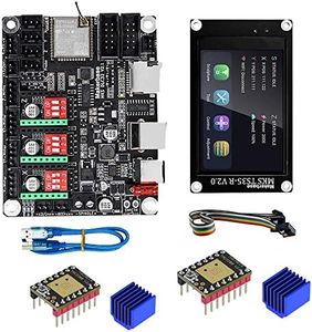 HANLEES Makerbase MKS DLC32 controlador fuera de línea 32bits ESP32 WIFI GRBL TFT pantalla táctil para máquina de grabado láser de escritorio (TS35-TMC2209 Kit)