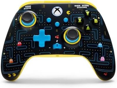 PowerA Wireless Controller for Xbox Series X|S - PAC-MAN SE, hall effect thumbsticks, low latency wireless, officially licensed, works with Xbox One and Windows 10/11