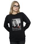 Absolute Cult The Wizard of Oz Women's Ruby Slippers Photo Sweatshirt Black Small