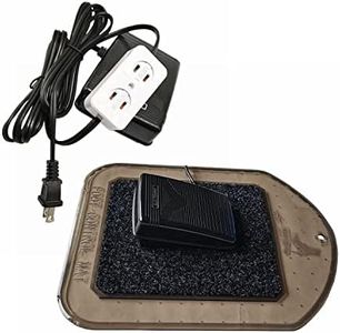 HONEYSEW Universal Foot Control Pedal W/Light & Motor Block FC-143 for Home Sewing Machine with Non-Slip Foot Control Pad(FC-143+Foot Control Pad)