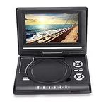 8.5 Portable DVD Player with 6.8 Swivel Screen, 5 Hours Rechargeable Battery, Car DVD Player, Support CD DVD SD Card USB, Regions Free, Dual Speakers (LMD-750 US Plug)