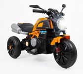 SKYA STAR 3 Wheel Indian Bike Rechargeable Battery Operated Ride On Bike for Kids,1 to 6 Years, Orenge