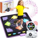 HAPHOM Dance Mat for Kids, Rechargeable Dance Mats for Girls and Boys, Light-up Dancing pad Game with Bluetooth, Christmas Birthday Gifts Ideas for 3 4 5 6 7 8 9 10 11 12 Year Old Kids (Style 1)