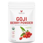 VELOTO Organic Goji Berry Powder, Freeze Dried Goji Berry Powder Pure Wolfberry Powder, Natural Vitamin C & Antioxidant Powder, Non-GMO, Gluten-Free, Sulfate Free, Vegan, 1lb (16Oz)