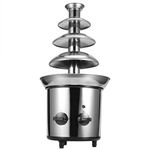 4 Layer Electric Chocolate Fountain Machine for Weddings Birthday Parties Decor (US Plug 110V)