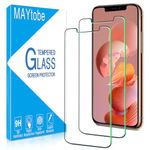 2 Pack] MAYtobe Screen Protector for iPhone 11 Pro Max and iPhone Xs Max (6.5-Inch) Tempered Glass, Case Friendly, Bubble Free, Easy to Install