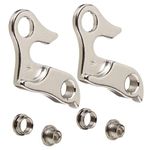 2 Sets Alloy Bike Rear Derailleur Hanger Transmission Tail Hook for Cycle Bicycle MTB Road Bike