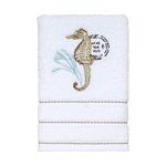 Avanti Linens - Hand Towel, Soft & Absorbent Cotton, Farmhouse Inspired Bathroom Decor (Farmhouse Shell Collection)