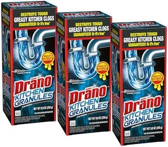 Drano Kitchen Granules Clog Remover, 8.8 oz (Pack of 3)