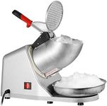 Zeny Ice Shaver Machine Ice Crusher Electric Snow Cone Maker Stainless Steel Shaving Ice 145lbs Per Hour