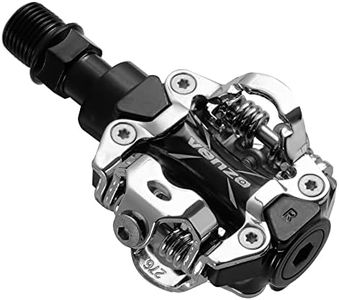 VENZO MTB Mountain Bike Sealed Clipless Pedals Compatible with Shimano SPD Type Cleats SM-SH51 - MTB Shoes - Easy Clip in