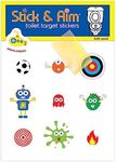 Kids Pack - Toilet Target Stickers with Sticker Applicator Tool, Potty Stickers for Potty Training, Toilet Targets for Potty Training Boys. Toilet Stickers for Boys Aim.