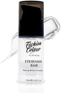 Fashion Colour Platinum Eyeshadow Base Makeup Before Sticky & Fix | Studio Finish HD Eye Base | Weightless Primer for Eyes, Increase Eyeshadow Stay Time | Primer for Eyelids | Shade- Transparent, 12ml