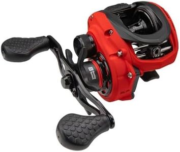 Lew's Mach Smash SLP 7.5:1 Right Hand Baitcast Reel, Red