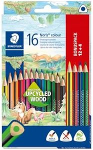 STAEDTLER Buntstifte Kinder Set Noris Colour – Bruchsicherer Buntstift mit ergonomischer Dreikantform – Farbstifte mit rutschfester Soft-Oberfläche – 16er Pack mit brillanten Farben
