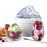 Progress EK4390P Ice Cream Maker, Create Delicious Home-Made Ice-Cream and Sorbets, 12 W, 1.4 L Bowl, 15-25 Minute Ice-Cream Making Time