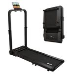 Cult Fold Plus Center-Folding Walking Pad with 5HP Motor with Easy Remote Control | Max User 130kg | Top Speed 12kmph | Running Deck 39.3 x 15.7 inches | Space Saving & Perfect for Home use Treadmill