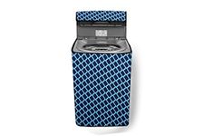 Stylista Washing Machine Cover Compatible for Whirlpool 7.5 kg Fully-Automatic Top Load 360 Degree Bloomwash Pro 7.5 Checkered