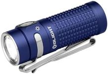 OLIGHT Baton4 Rechargeable EDC Flashlight, Bright LED Flashlight 1300 Lumens with Charging Cable, IPX8 Waterproof, 6 Adjustable Modes Handheld Light for Home, Camping, and Emergencies (Regal Blue)