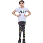 A2Z 4 Kids Girls Top Kids Sassy Trendy Grey - Sassy Set 334 Grey._11-12