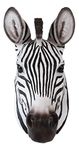 Ebros Gift Safari Zebra Horse Bust Wall Mount Sculpture Plaque 9.5" Tall