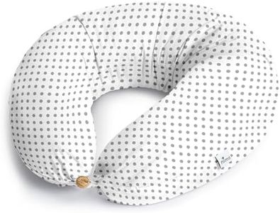 Niimo XXL Schwangerschaftskissen & Stillkissen - Seitenschläferkissen mit Bezug aus 100% Baumwolle, Waschbares Komfortkissen Erwachsene, Lagerungskissen Erwachsene, Stillkissen XXL (200 cm x 70 cm)