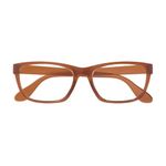 DresdenGO Reading Glasses (+2) with Blue Light Blocking & UV Protection, Gingerbread, Medium, Ultra Lightweight for Men & Women