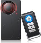110dB Car Alarm System, Anti-Theft Vibration Alarm with 10 Levels Sensitivity Adjustable, Wireless Remote Anti Theft Device for Car, Truck, RV, E-Bike, Motorcycle