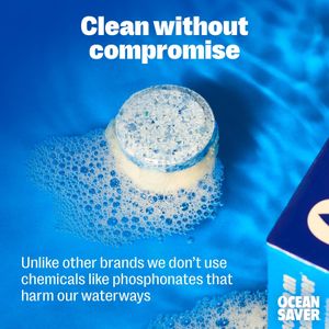 OceanSaver Eco Dishwasher Tablets – 100-Pack Biodegradable Cleaning