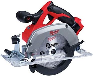 Milwaukee M18 2630-20 18 Volt Lithium Ion 6-1/2" 3,500 RPM Cordless Circular Saw w/ Magnesium Guards and Included 24-Tooth Carbide Wood Cutting Blade