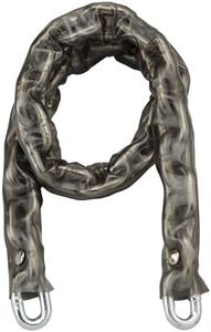 THIRARD Heavy-Duty Steel Chain Lock - Ultimate Anti-Theft Security, Cut-Resistant Bike Chain with Weather-Resistant PVC Sheath, 2.95 Ft, Ideal for Bikes, Motorcycles, Gates, Fence (3.94ft, 10mm)