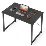 CubiCubi Computer Desk 32" Home Office Laptop Desk Study Writing Table, Modern Simple Style, Black