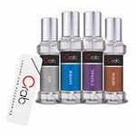 Crab Car Spray Perfume Combo Pack of 4 Marine/Serene/Eternal/Ace for Home/Office Car