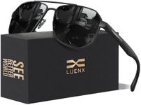 LUENX Aviator Sunglasses for Men Dr