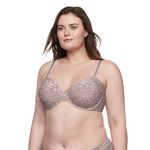 Warner's Women's No Side Effects Seamless Underarm-Smoothing Comfort Underwire Lightly Lined T-Shirt Bra Ra3061a, Mink Petals, 40C