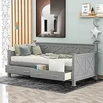 Oudiec Twin Daybed with Storage Dra