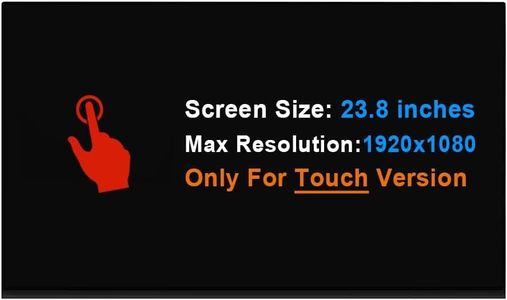 23.8 Replacement for Dell inspiron 5490 5400 All in One Series LCD Display Touch Screen LM238WF5 (SS)(G2) LM238WF5-SSG2