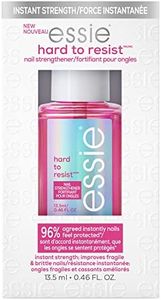 essie Nail Care, 8-Free Vegan, Hard To Resist Nail Strengthener, Glow and Shine, pink tint, 0.46 fl oz