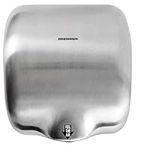 Bremmer Generic Turbo Hand Dryer | High Velocity Low Energy Eco Friendly Electric Dryer | Electric Hand Dryers for Toilets Commercial | Hand Dryer for Toilets (Brushed Steel)