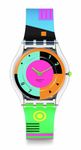 Swatch Casual Watch Multicolor Quartz Bio-sourced NEON HOT Racer