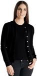 Cashmere Boutique 100% Pure Cashmere Cardigan Twin Sets for Women - Round Neck, Long Sleeve, Button Down, Soft & Warm Sweater