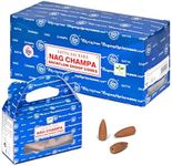 6pc Display - Satya Backflow Cones - 24pc Box/Nag Champa