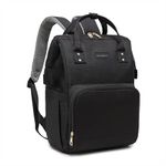 motherly 18 Liter Stylish Babies Diaper Bags for Mothers - Premium Version|6 Month Warranty |(Black)